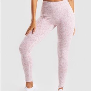 Gymshark Fleur texture leggings